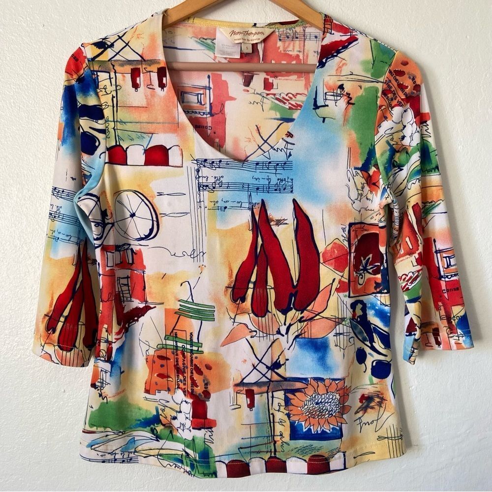 Norm Thompson Artsy Top